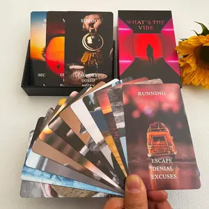 Oracle Cards Deck, Oracle Cards for Beginners, Suitable for Career, Life Relationships, Twin Flame, Soulmate and Karmic Connection