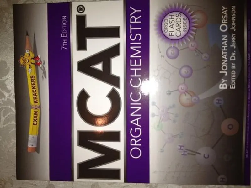 USED Book - Examkrackers MCAT Organic Chemistry by Jonathan Orsay (Paperback) - english