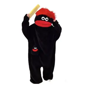 Msrlassn Funny Party Cute Monster Wearable Blanket Hoodie, Soft Sugar Fleece Flannel Loose Pullover, Comfortable Hooded Loungewear for Women Men, Perfect for Home Leisure & Party, One Size Fits Most
