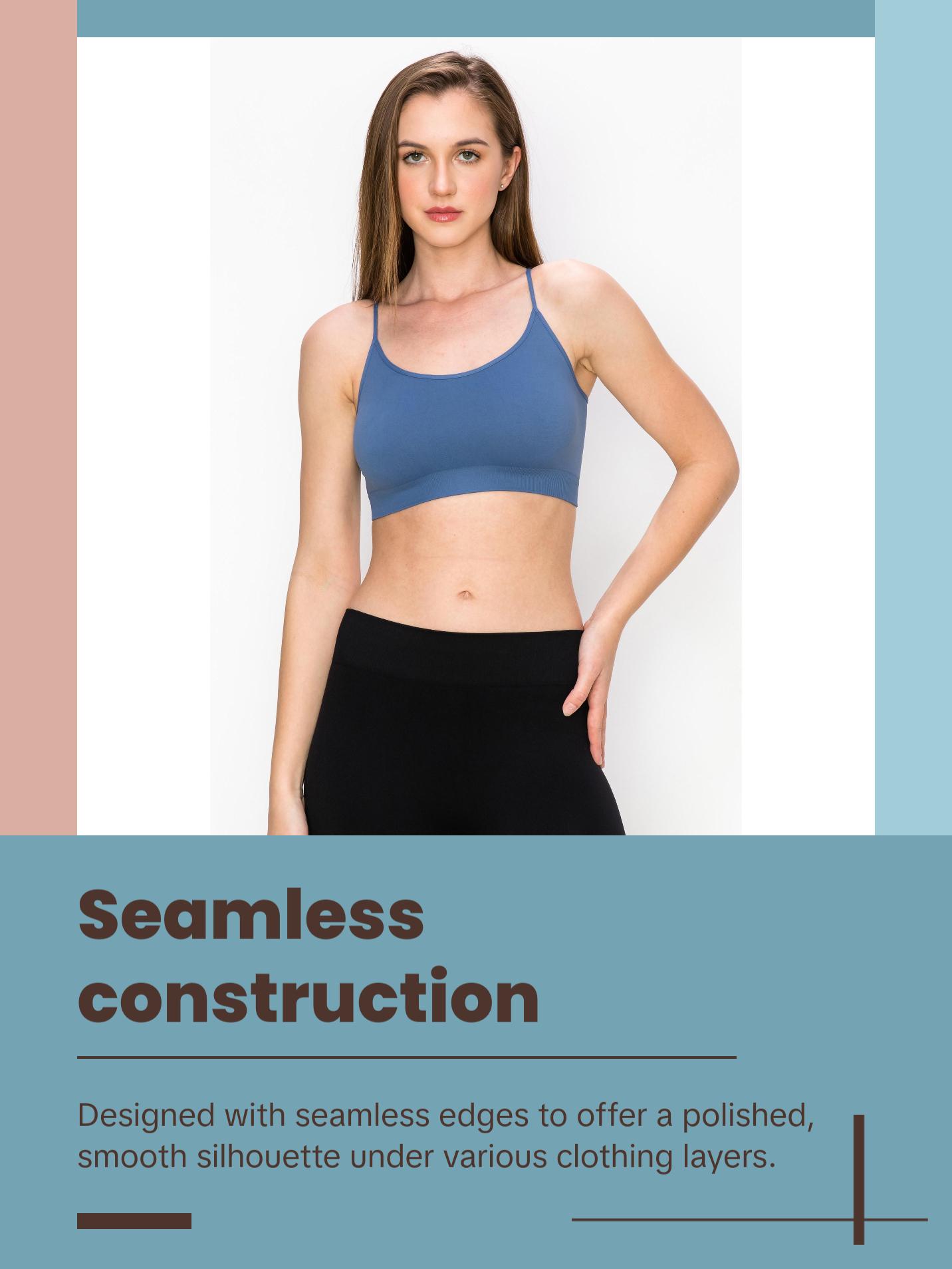 KURVE BUTTER SOFT BASIC STRAP CAMI BRALETTE