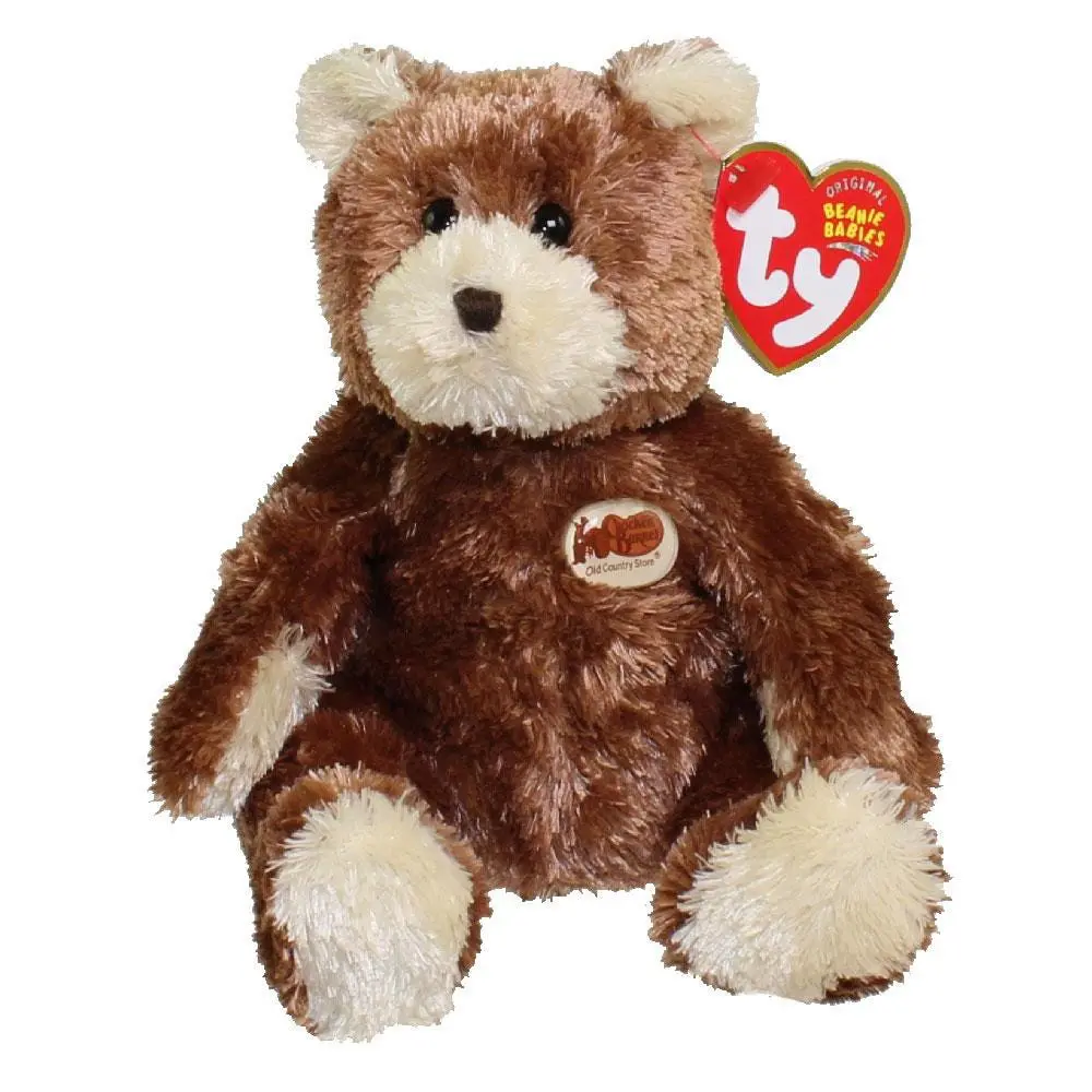 TY Beanie Baby - OLD TIMER the Bear (Cracker Barrel Exclusive) (7 inch) (2004) MWMTs