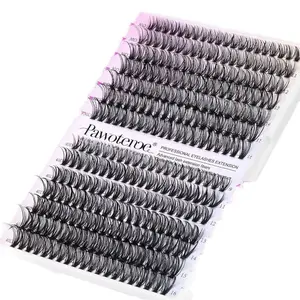 Individual Lash Scripts with Application Tools and Glue Seal for Eyelashes - Makeup