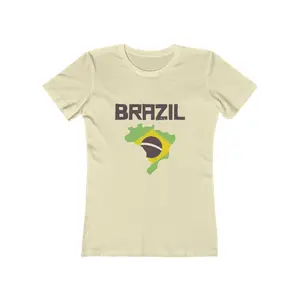 Women's The Boyfriend Tee Brazil shirt Brazilian clothes t-shirt Brazil tshirt women's travel clothes South America soccer World Cup