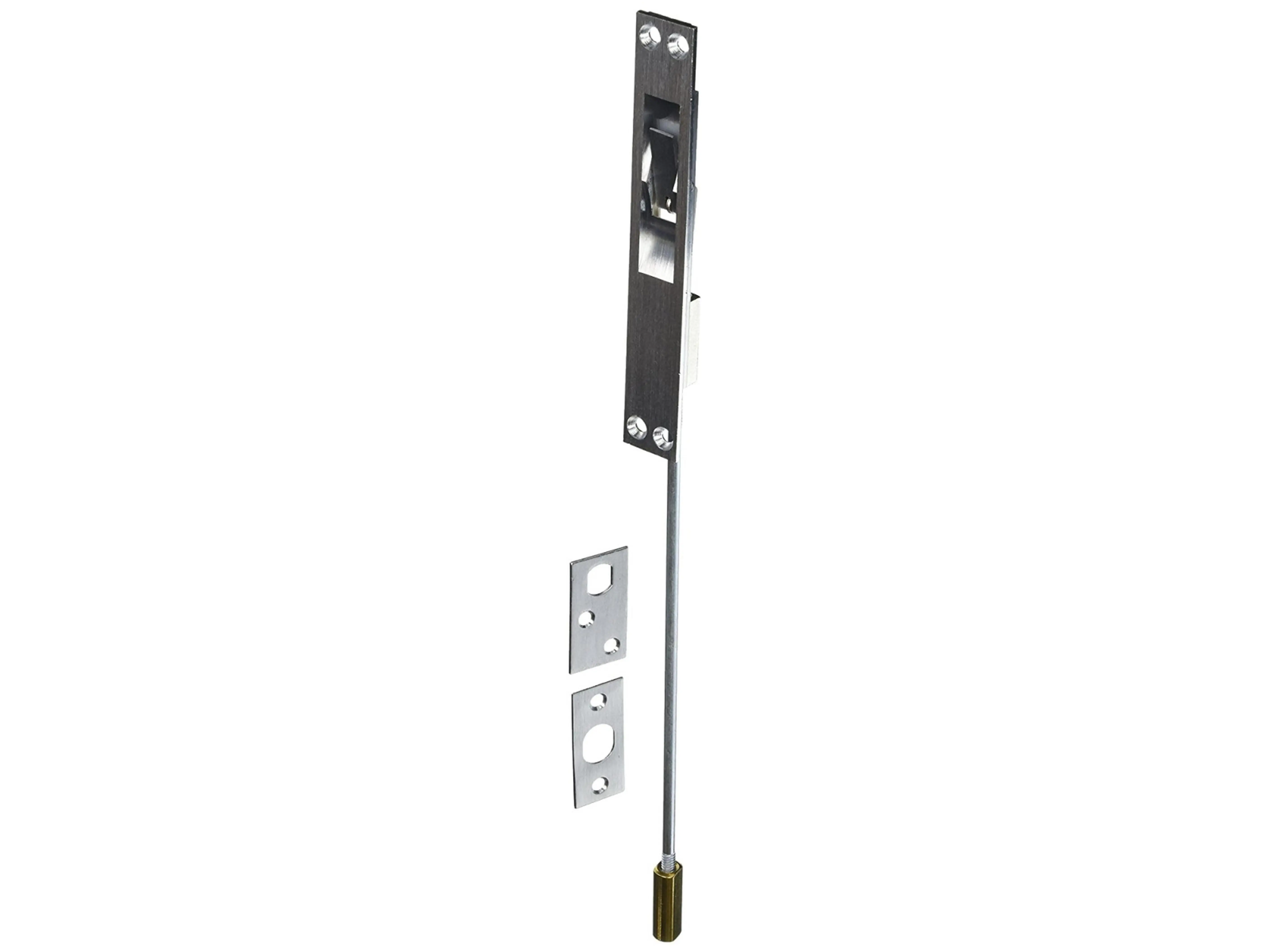 Deltana 12EFB26D Heavy-Duty 12 in. Solid Brass Extension Flush Bolt - Brushed Chrome