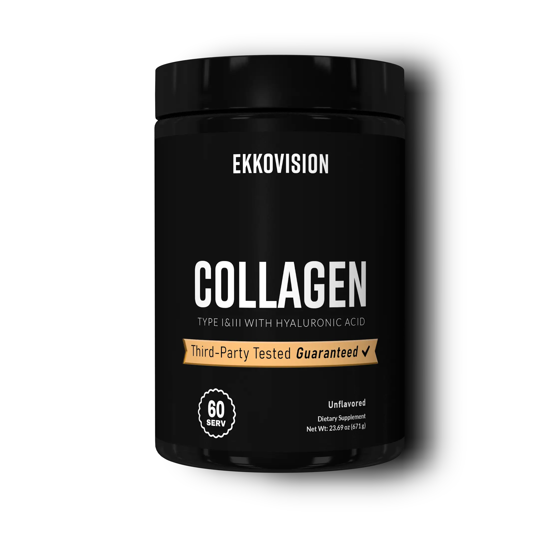 EKKO Collagen Peptides | 3rd Party Tested | Joint & Skin Support