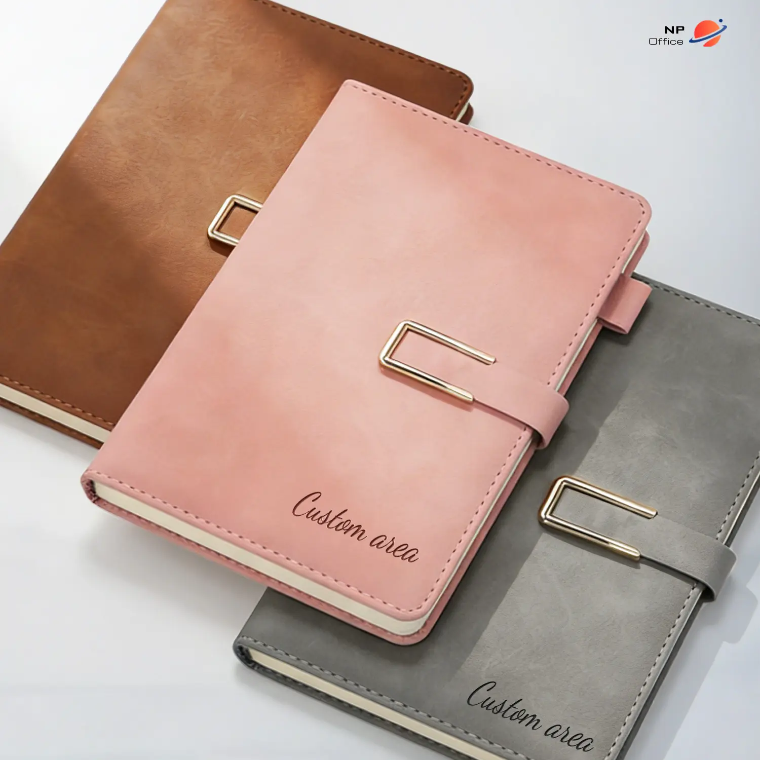 Personalized Leather Journal Notebook with Custom Name, Writing Notebook with Buckle Closure, Vintage Travel Journal for Women Men, Custom Gift for Birthday Graduation Anniversary Christmas