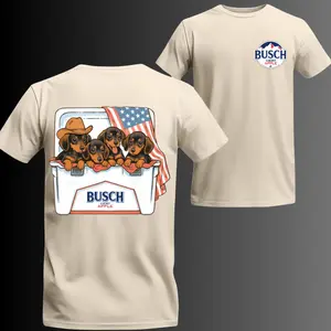 Dogs Beer Tees, Cute Dogs T-Shirt Dachshund T-shirt, Perfect Beer And Dog T-shirt For Women, For Men