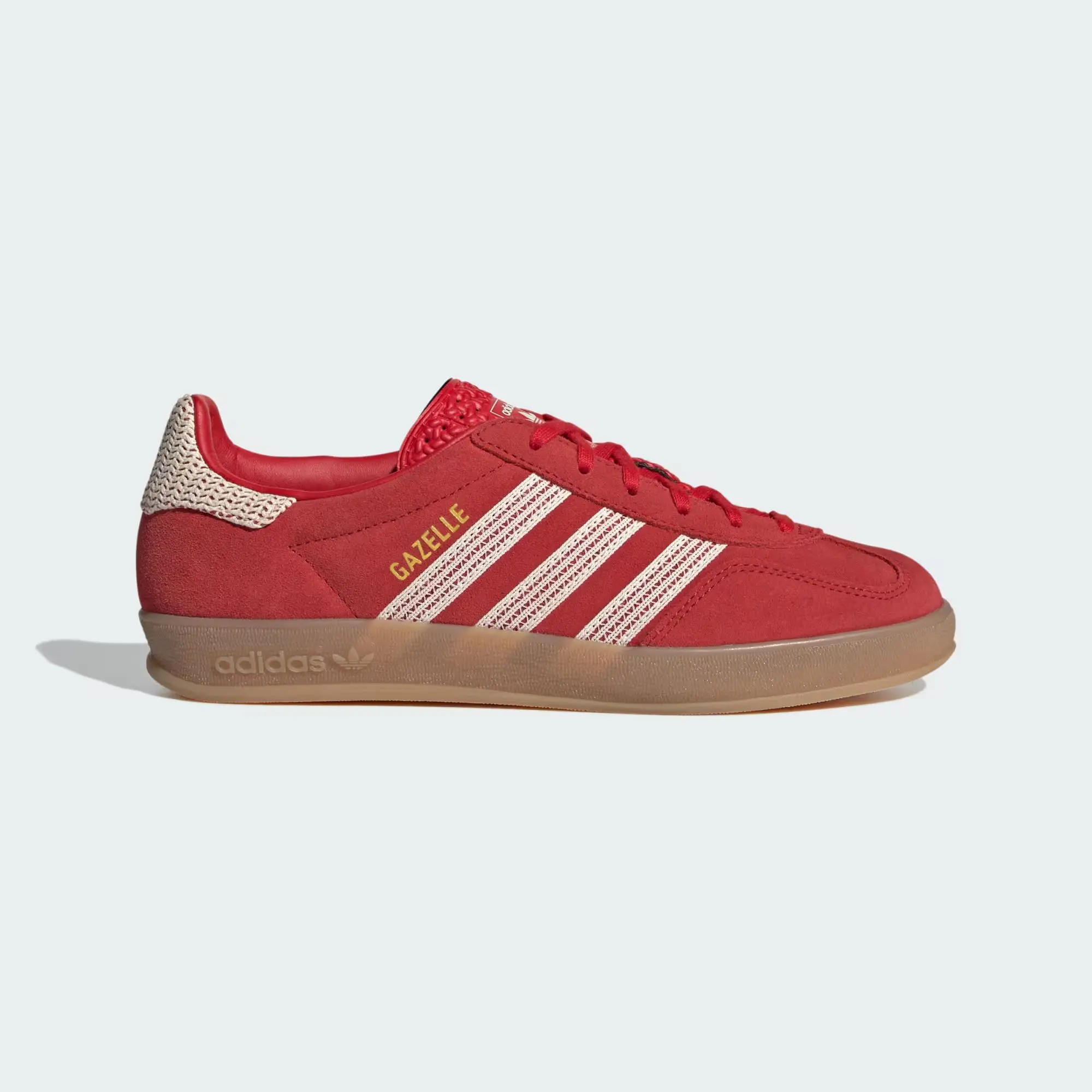 Adidas Gazelle Indoor Scarlet Red Cream Gum – Women’s Sneakers | Brand New & Authentic JI2756