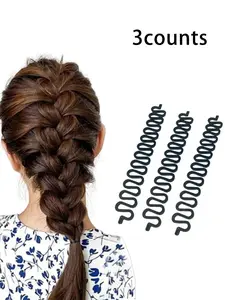 Solid Color Hair Braiding Tool, 2024 New Style Hair Braiding Accessories for Women & Girls, Hair Salon Tools & Accessories for Daily Use for Daily Travel, Automatic Hair Braider