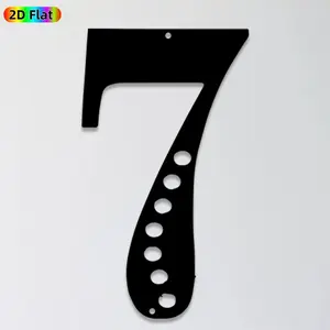 1pc Number 7 Metal Wall Art, Playful Number 7 Statue Mural, Ideal Gift for New Year, Christmas, Number Decor Enthusiasts, Powder-Coated Metal Wall Decor Wall Sculptures, Perfect for Living Room Wall & Garden Fence, Modern Home Decor Accent