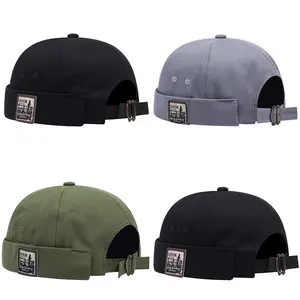 NEW HATS Landscape DENIM labeling Beanie Hat Everyday Wear Keep Warm Durable Knitted Hat Hip Hop Skullcap Brimless Cap
