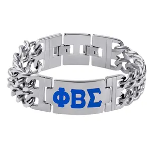 BBGreek Phi Beta Sigma - Heavy Bracelet - Greek Letters - Official Vendor