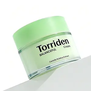 Torriden BALANCEFUL Facial Cream, 80ml Lightweight Soothing Hydrating Moisturizer for Oily Sensitive Skin, Non-Greasy with Centella Asiatica Extract
