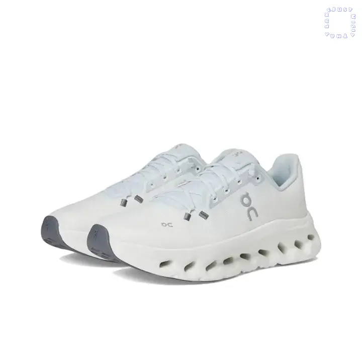 All White Cushioned Training Running Sneakers | Breathable Solid Mesh Upper Hollow Shock Absorbing Thick Midsole | For Daily Jogging Casual Outings | Reduces Foot Pressure for All Day Comfort