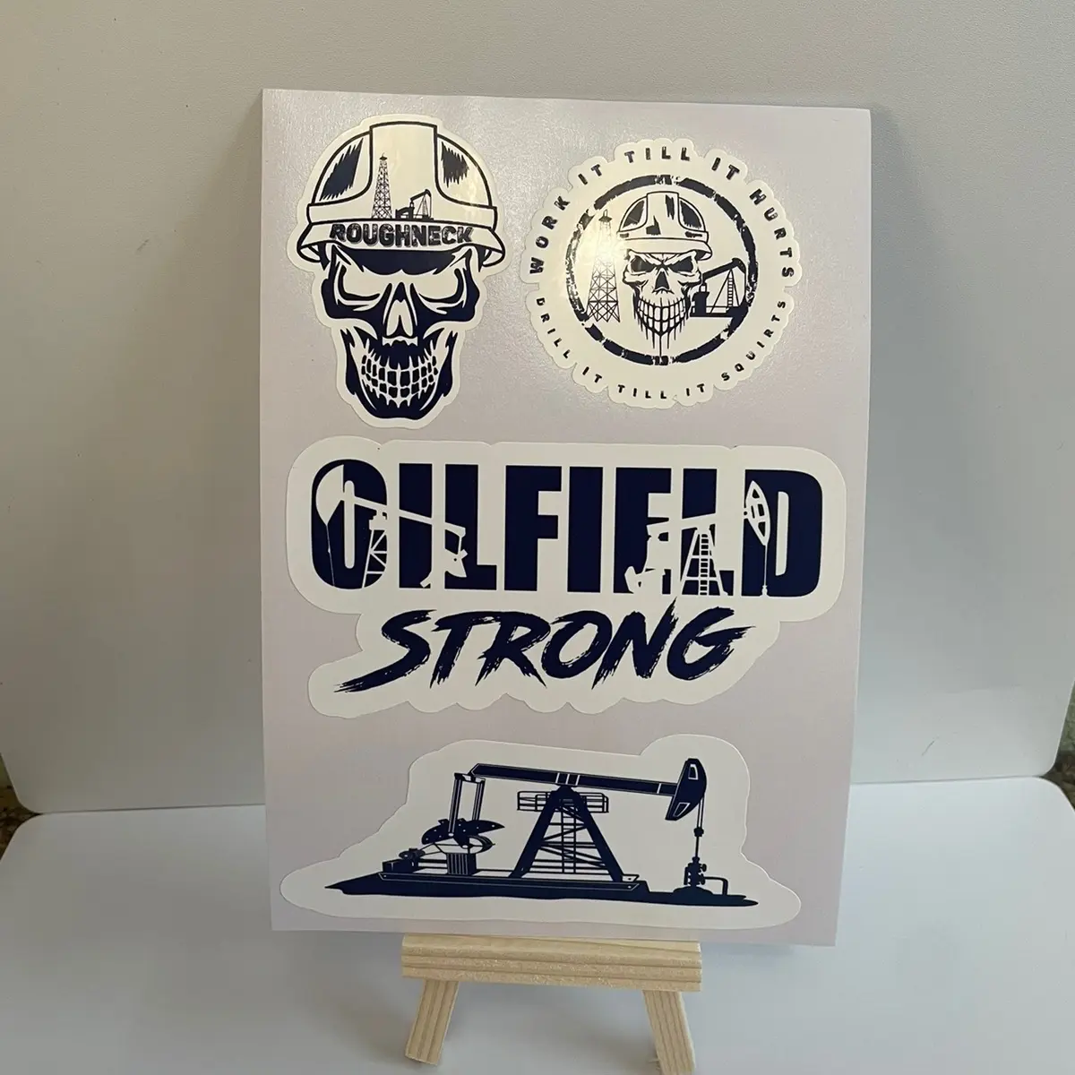 Oilfield Strong Stickers