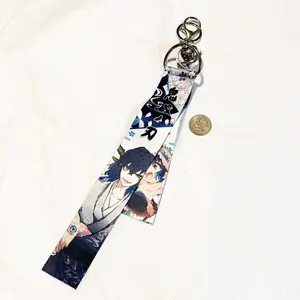 Demon Slayer Inosuke Hashibira Ribbon Keychain