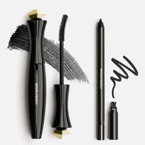 Mirenesse Icurl Secret Weapon 24hr Tubing Mascara + Ink Liner- Black Makeup Cosmetic mascara