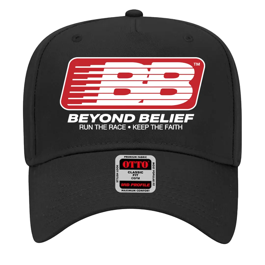 Beyond Belief™ "BB" Hat - Red & Black (Official Movie Merch)