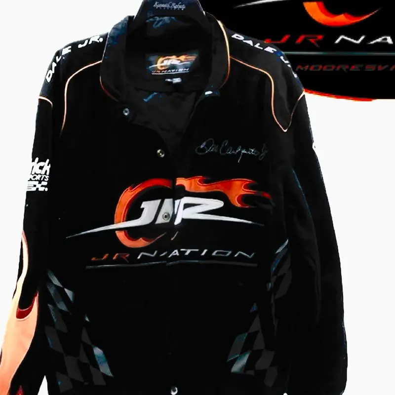 Dale Jr. Nation Flame NASCAR jacket 2011