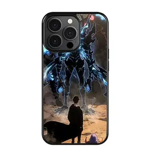 Anime Manga Solo Leveling Sung Jin-Woo Beru Igris Phone Case for iPhone 17 Pro Max 17 Air 16 14 13 12 11 Pro Max Plus Soft TPU Protaection Rugged Back Cover for Boy Girl Gifts