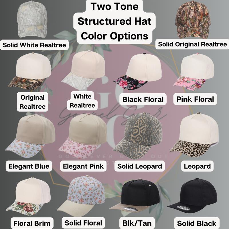 Cross Puff Embroidered Hat