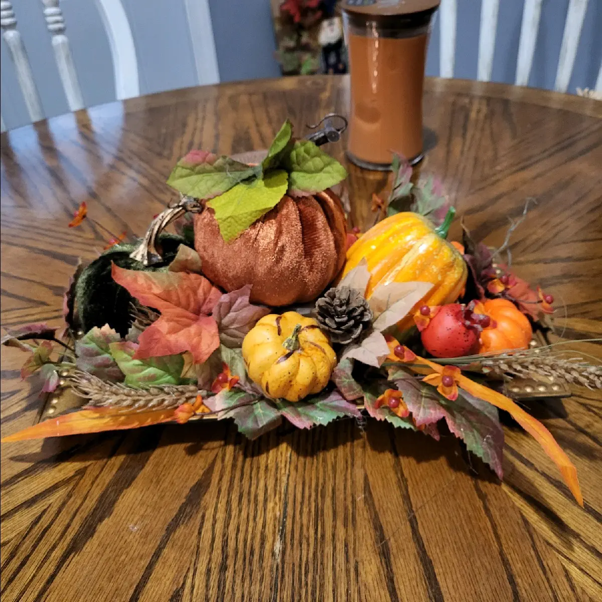pumpkins harvest centerpiece