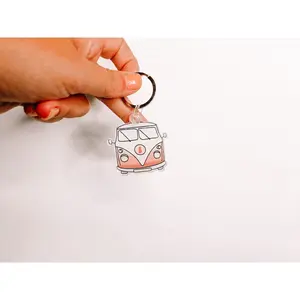 Pineapple Bus Keychain