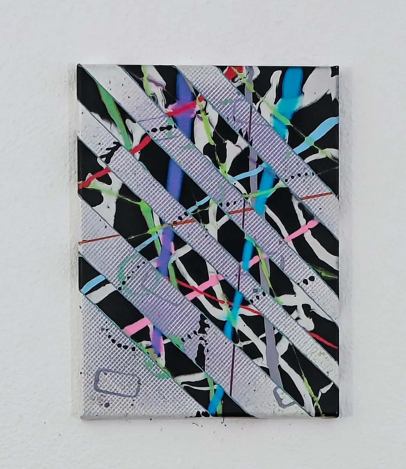 "Untitled" 9x12 Acrylic abstract painting