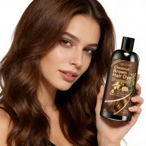 Chestnut Brown Hair Shampoo 100ml, Gentle Cleansing Formula for Smooth and Manageable Hair
