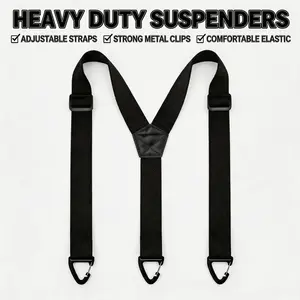 Hidden X-Back Suspenders for Men & Women – 1.5" Wide Under-Clothing Work Suspenders with 3 Snap Loops, Comfortable All-Day Support outfits hidden suspender