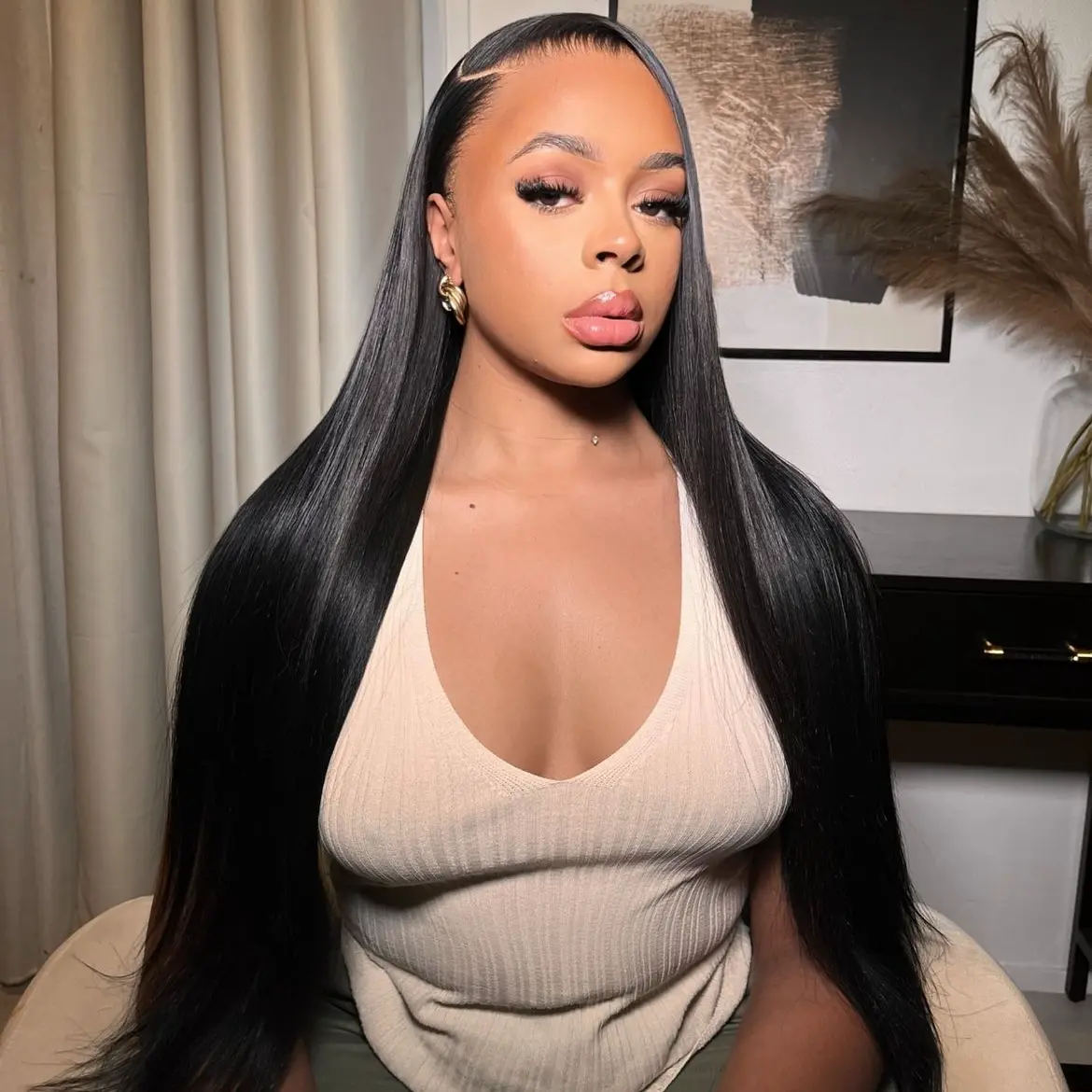 Natural Black Straight