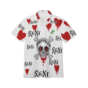 Crypto Rekt Portfolio Polo Shirt | Crypt Apparel Streetwear