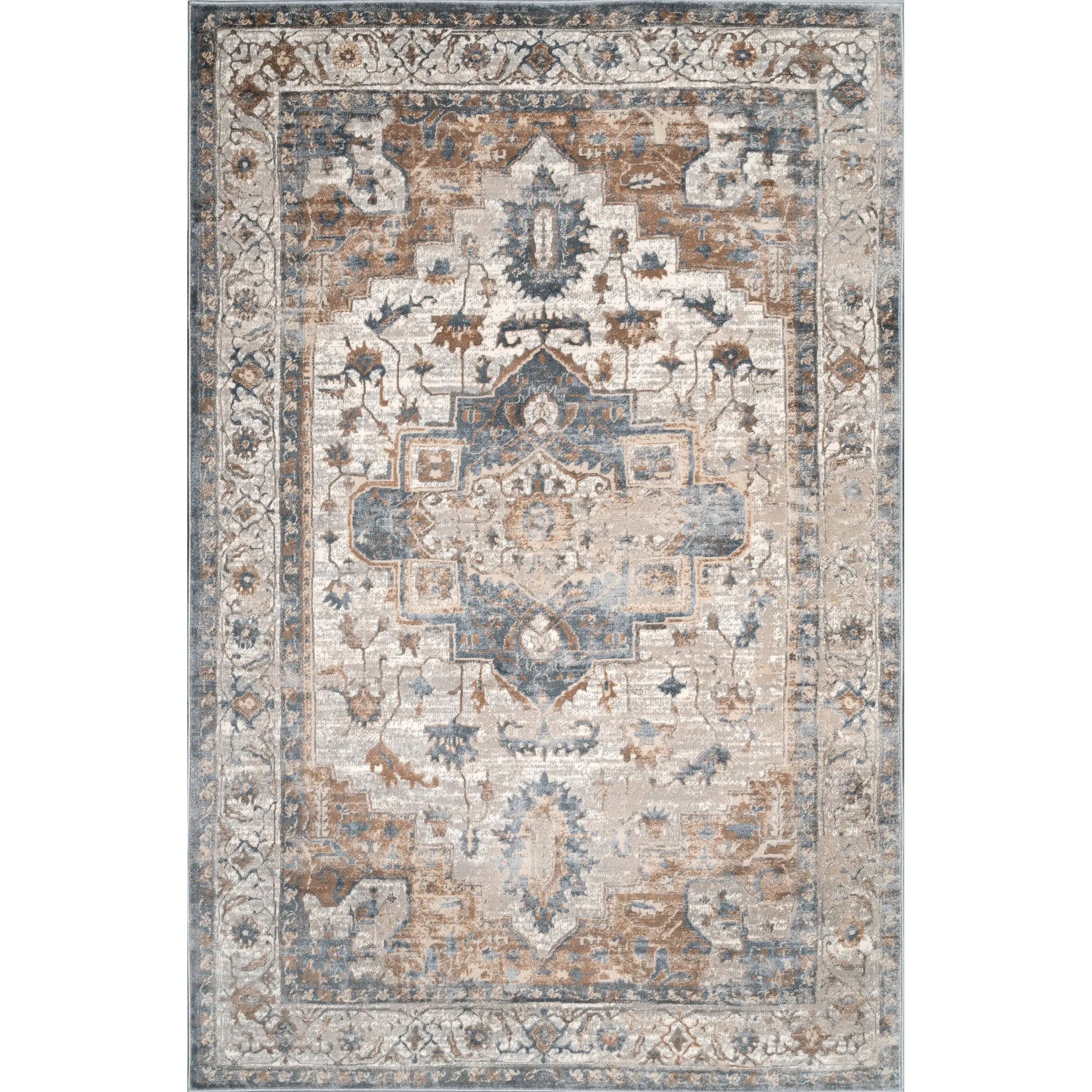 Sian Persian Vintage Medallion Area Rug