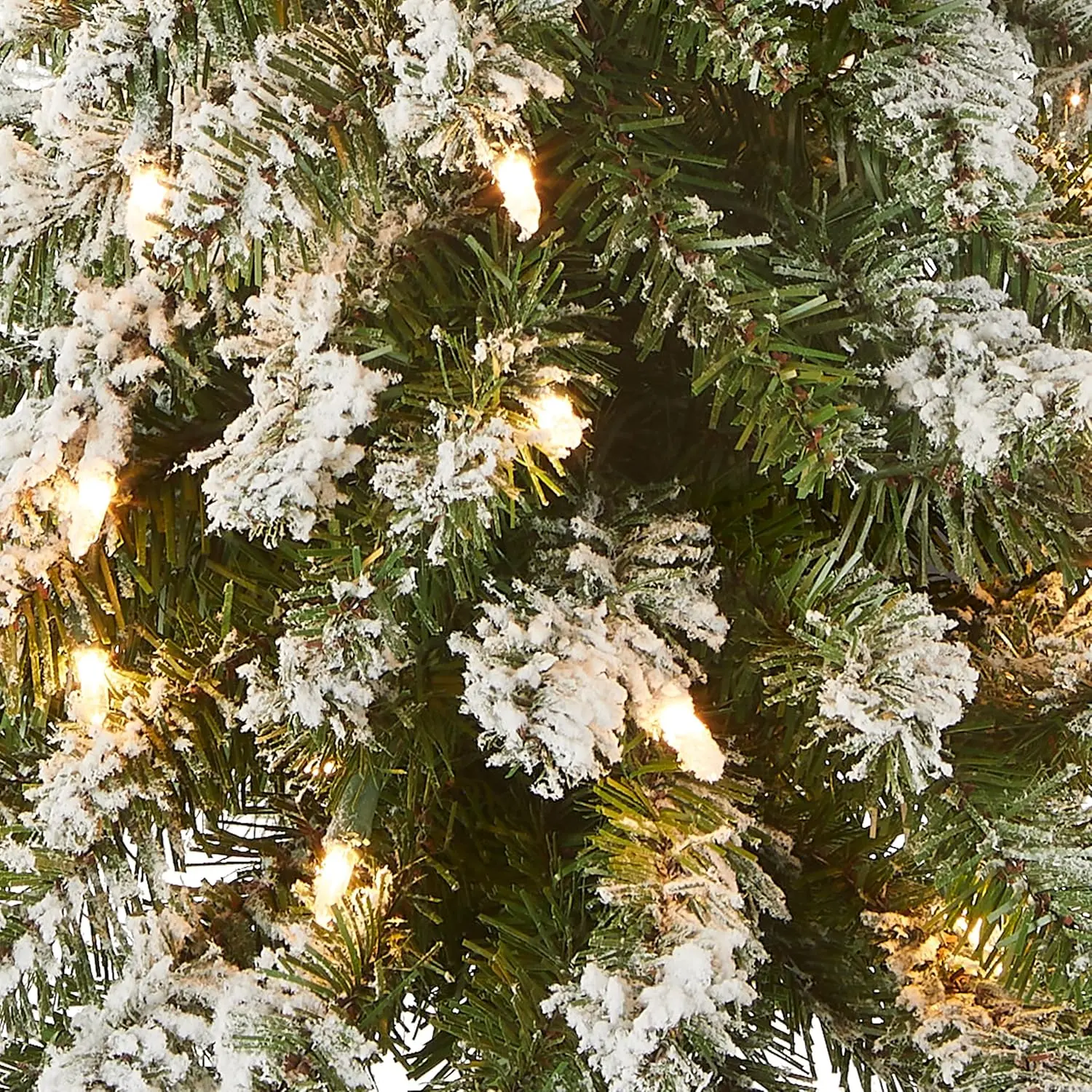 Pre-lit Artificial Mini Christmas Tree |Pre-strung White Lights| Downswept Forestree - 3ft christmas tree vintage christmas decor tacky christmas tree