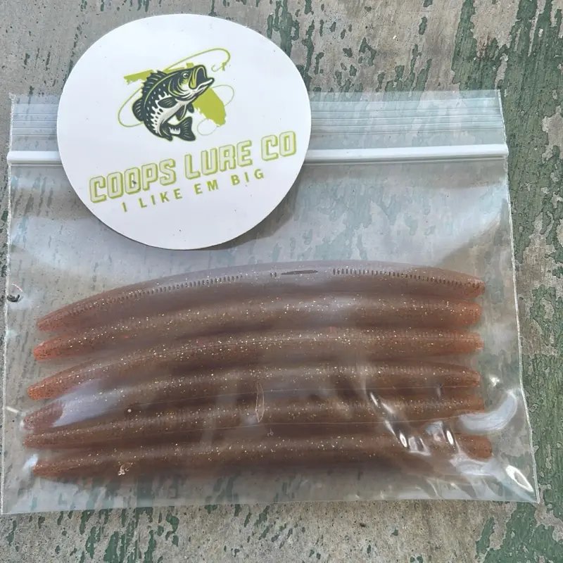 Copper senko fishing lure