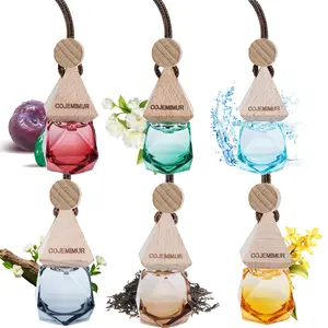 Car Air Freshener Hanging Diffuser — Long-Lasting Essential Oil Fragrance (Up to 60 Days) — Non-Toxic & Eco-Friendly — Random 3-Piece Car Fragrance Set