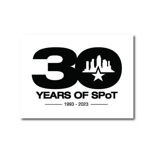 Skatepark of Tampa 30 Years Of SPoT Sticker