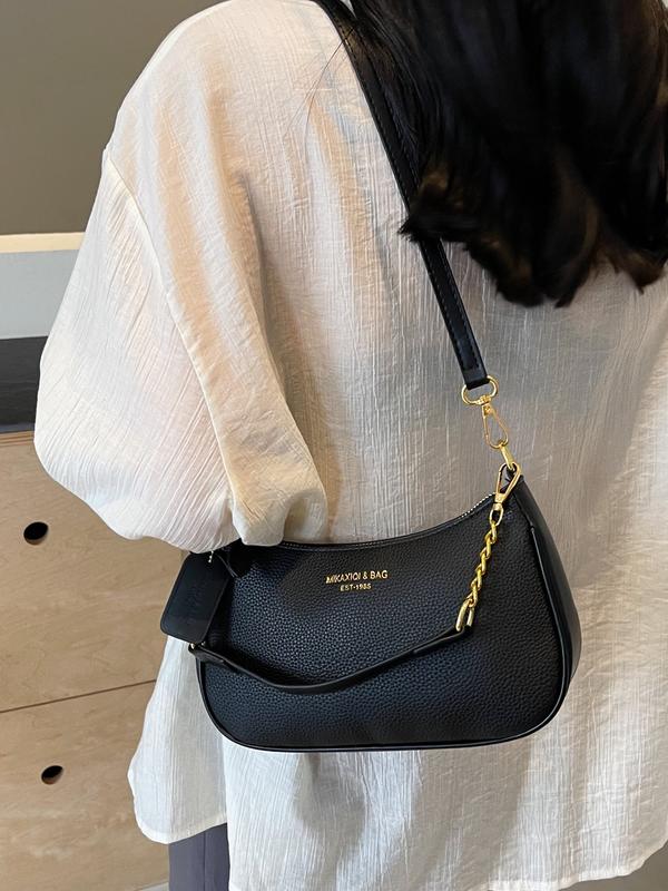 Small fresh  sweet shaped shoulder handbag, white lychee pattern simple classic design, cherry pearl chain bag, exquisite fashion   versatile, niche design suitable for daily commuting, shopping, etc.