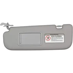 Dasbecan Gray Left Driver Side Sun Visor Compatible with Hyundai Elantra 2011 2012 2013 2014 2015 Replaces # 852103 X000TX