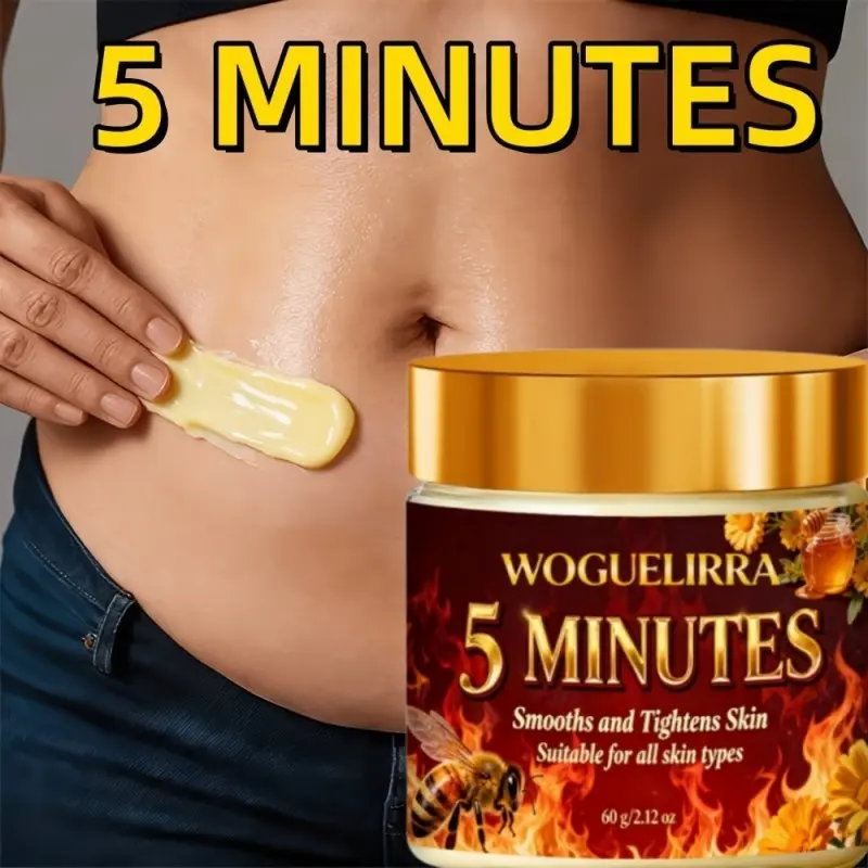 Thermal Cream with Bee Venom and Vitamin E, Warming and Hydrating Moisturizing Massage Body Cream, Nourishes Abdomen, Buttocks, Thighs, Arms, Light Moisturizer, Body Care Moisturizing