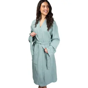 Bamboo Waffle Knit Robe (Unisex)