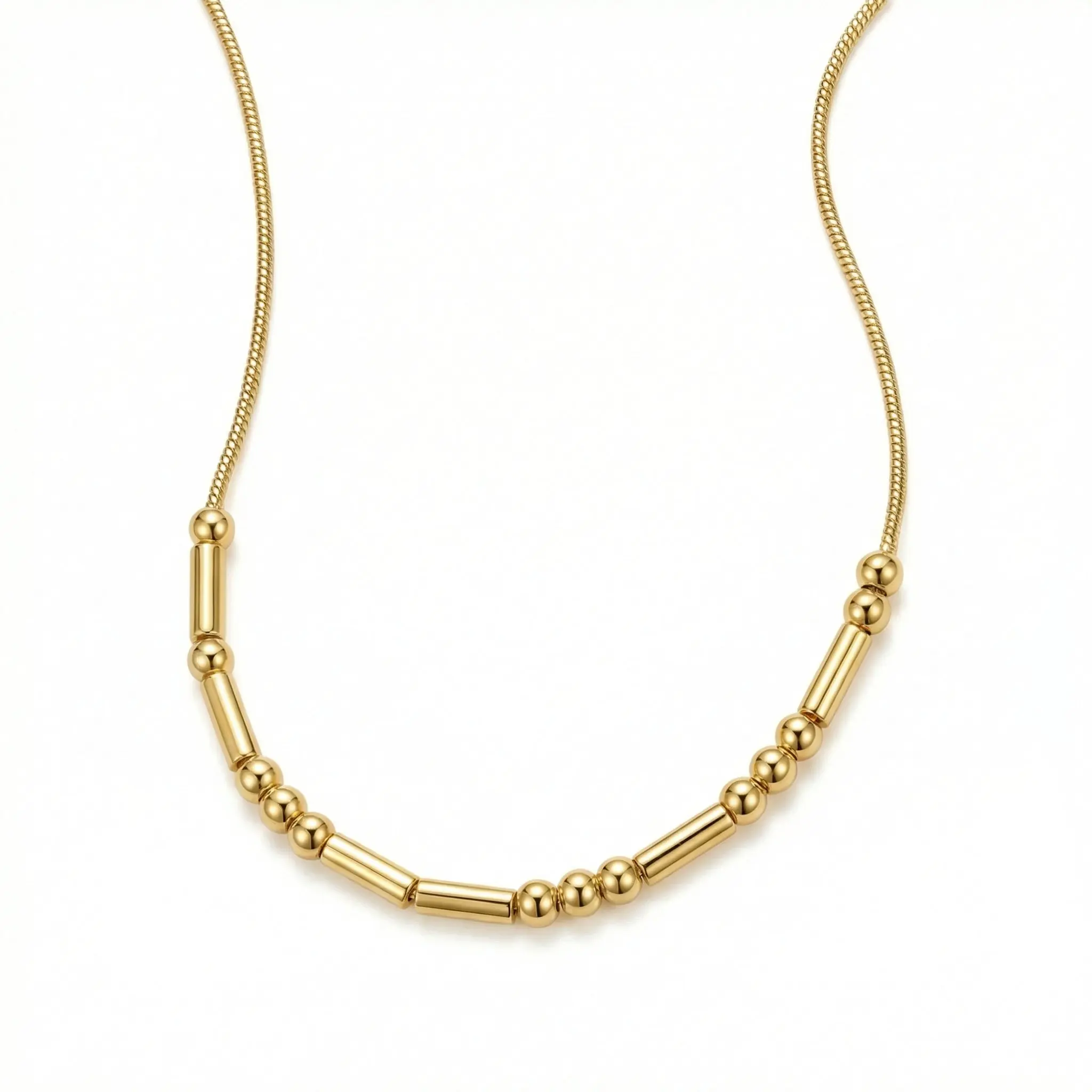 Morse Code Necklace – Solid 925 Sterling Silver, Thick Real 18K Gold Plating – morse code pendant necklace, personalized jewelry, custom jewelry, bridesmaid gift, monogram present – Gift for Her, Mom & Best Friend, Mother's Day, Anniversary & Birthday