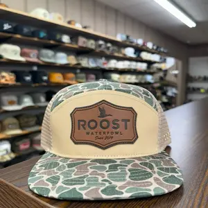 Roost Camo 7 Panel Shield Hat