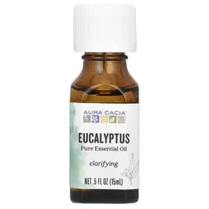 Aura Cacia Pure Essential Oil, Eucalyptus, 0.5 fl oz (15 ml)