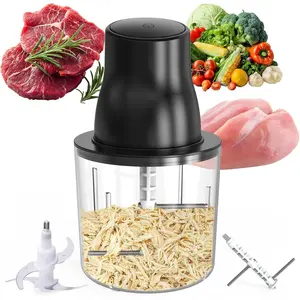 2 in 1 Electronic Chicken Shredder,Breast Tool with 2 Blades Universal food chopper Chicken Breast, Meat, Fruit, Vegetables, 250W