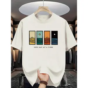 Men's Trendy Casual T-Shirt for Sports and Everyday Wear Breathable Soft  Short Sleeve Loose Fit Stylish Basic Tee for Summer Daily Use