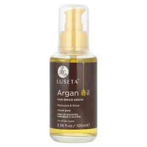 Luseta Beauty Argan Oil, Hair Repair Serum, 3.38 fl oz (100 ml)