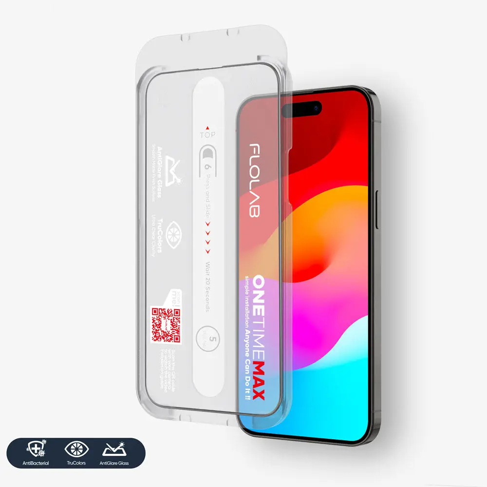 NanoArmour ONETIME MAX Matte Anti-Glare Infinity Edge – iPhone 15 Series