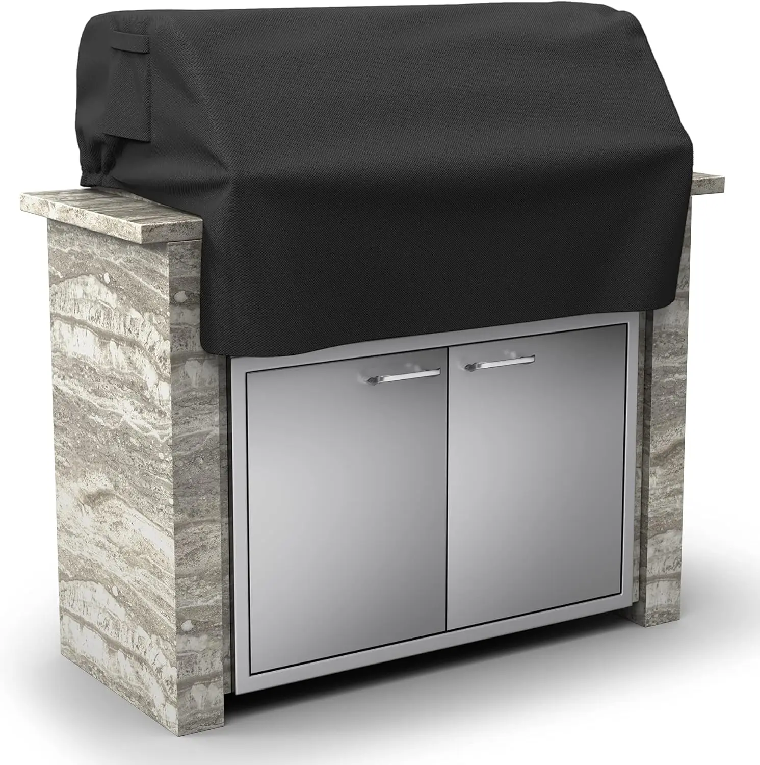 SHINESTAR 38'' Built-in Grill Cover for Coyote, DCS, Jenn-Air, KitchenAid, and Lynx, Waterproof & Windproof Island Grill Top Cover, 38" W x 28" D x 24" H