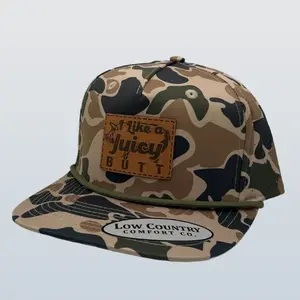 Low Country Comfort Co. "I Like a Juicy Butt" Performance Rope Snapback Hat